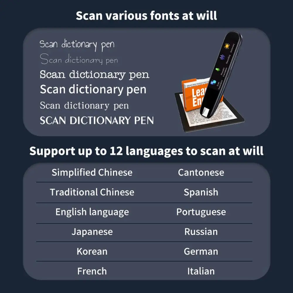 Smart Multi-language Translation and Scanning Pen